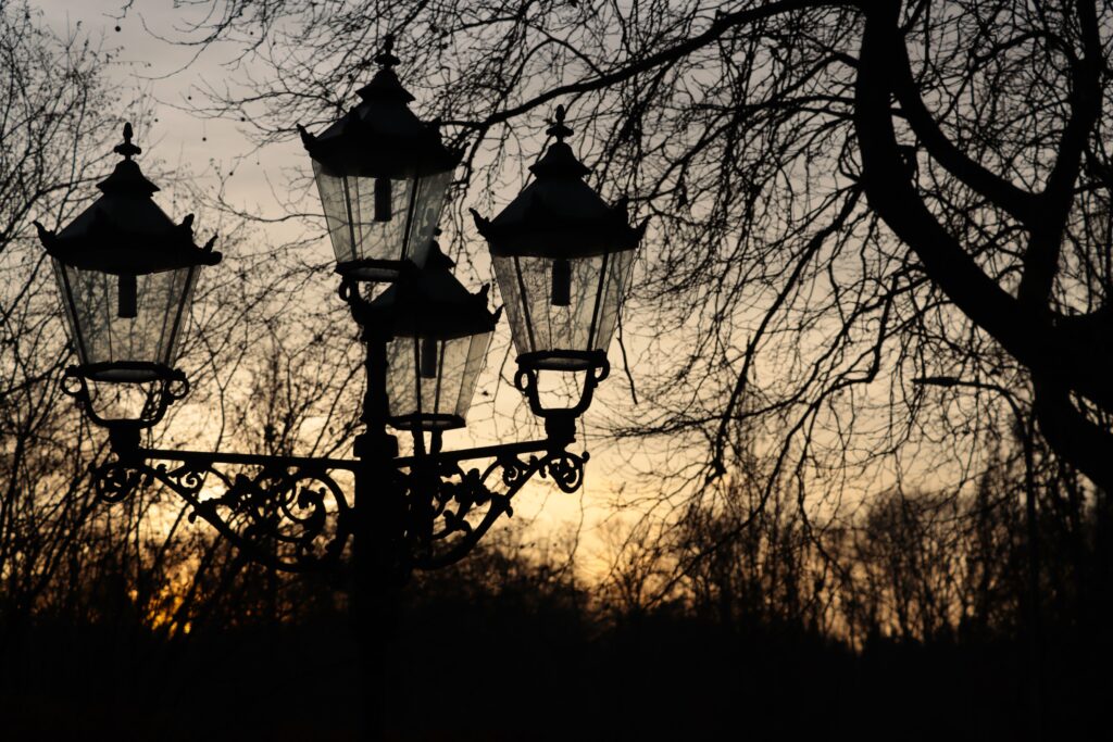 Latente bei Sonnenuntergang
