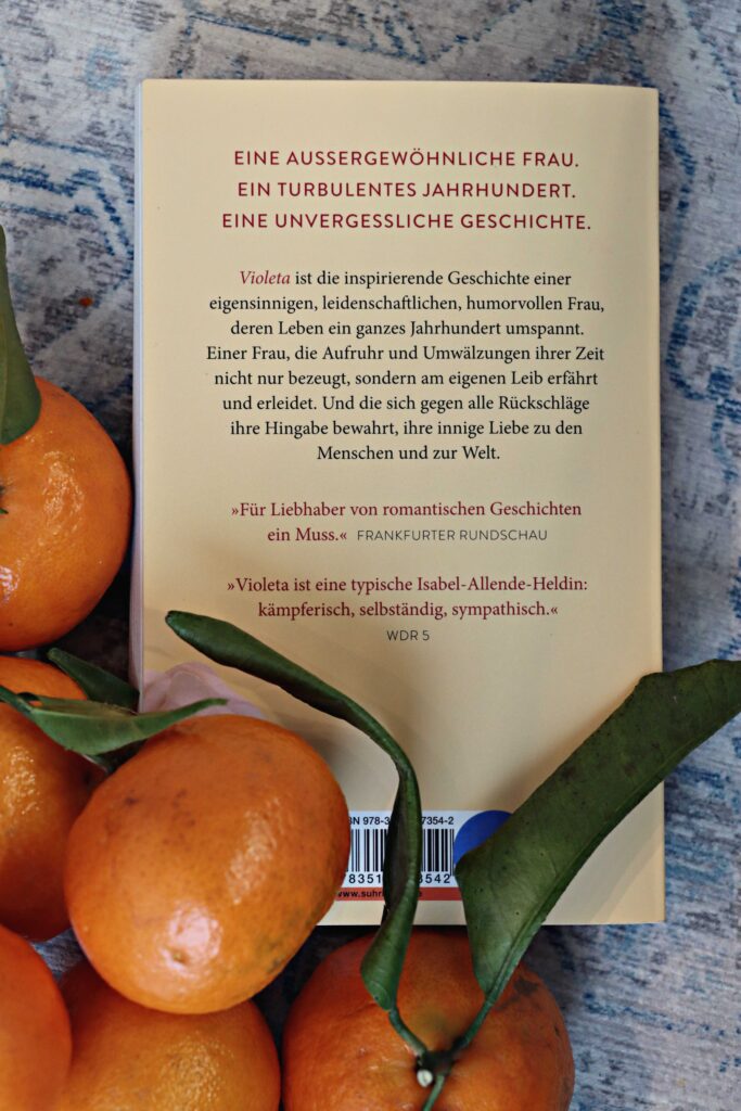 Violeta - Isabel Allende Buchcover Rückseite